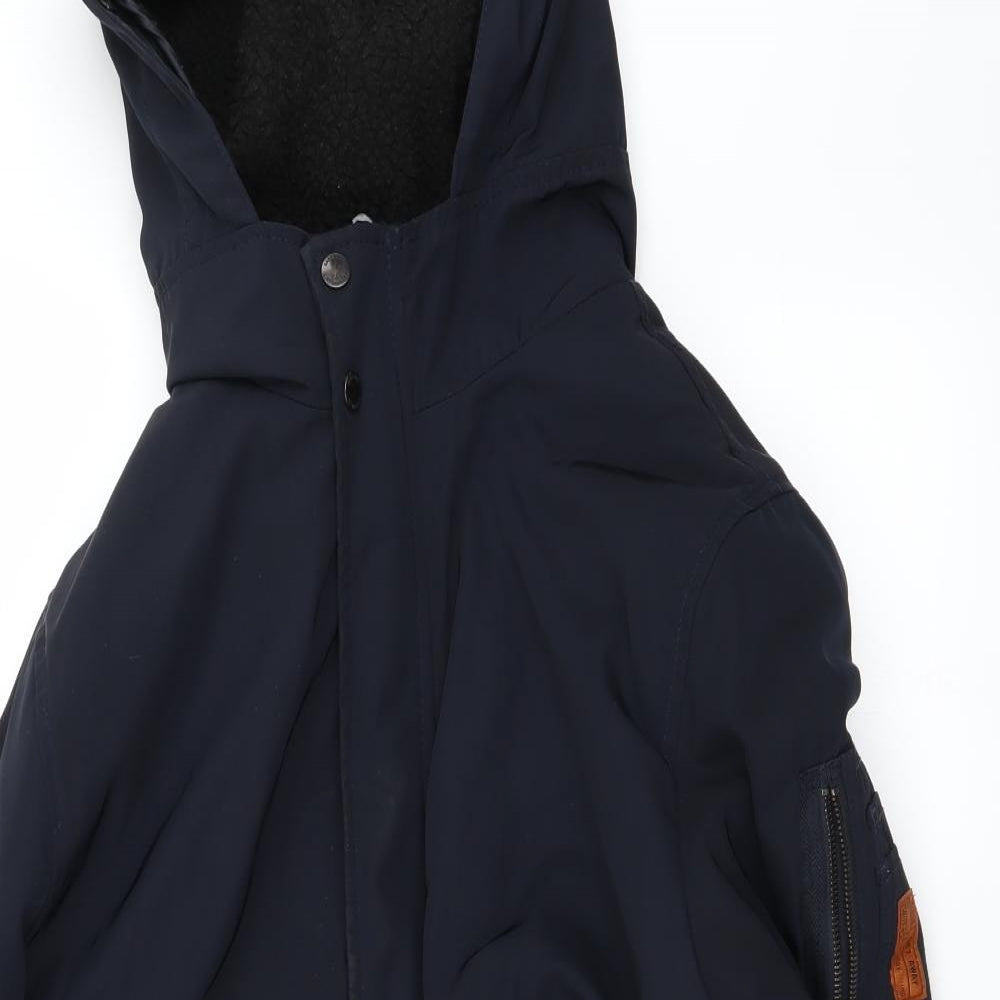 Zara Boys Blue   Jacket Coat Size 13-14 Years