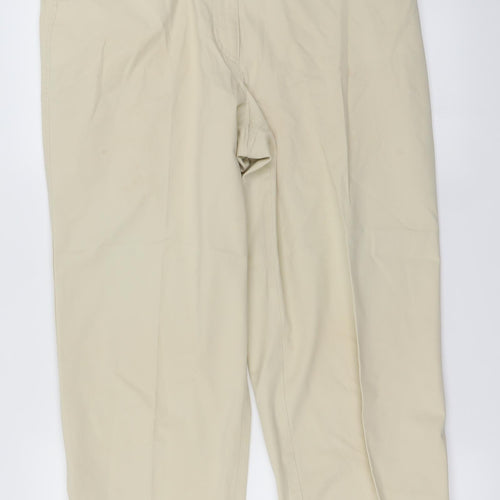 Preworn Womens Ivory   Trousers  Size 32 in L32 in
