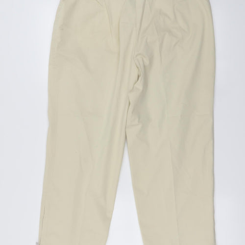 Preworn Womens Ivory   Trousers  Size 32 in L32 in