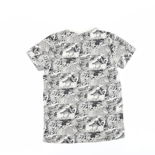 TU Boys Grey   Basic T-Shirt Size 8 Years