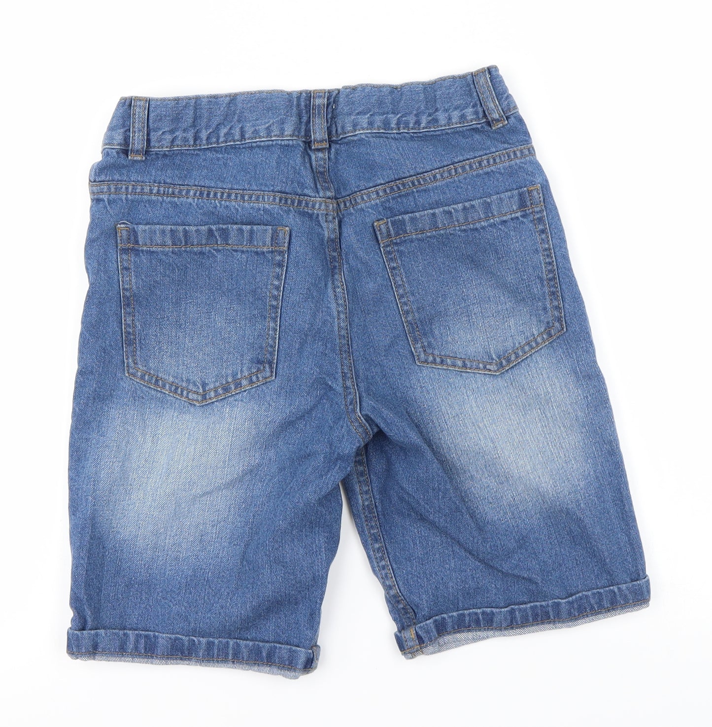 F&F4 Girls Blue   Cut-Off Shorts Size 10-11 Years