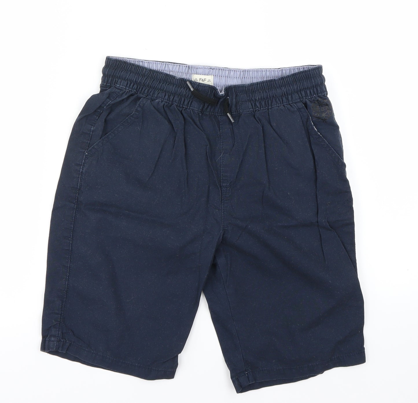 F&F Boys Black    Shorts Size 10-11 Years
