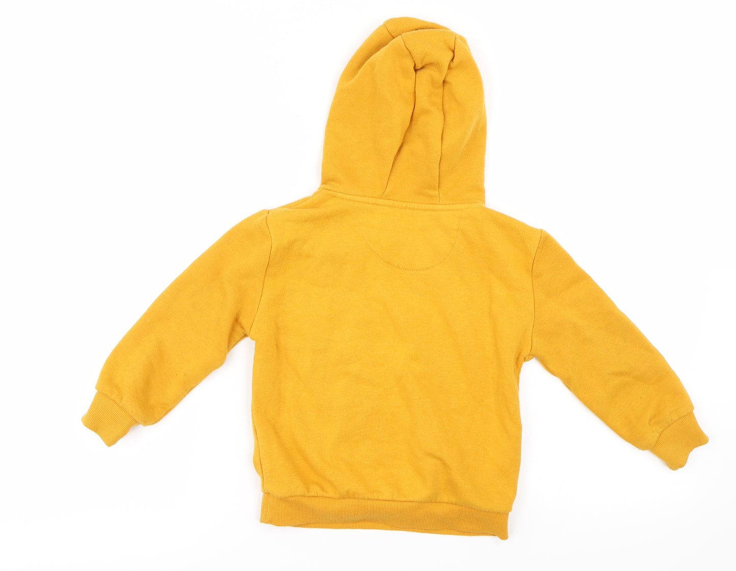 Primark Boys Yellow   Pullover Hoodie Size 3-4 Years