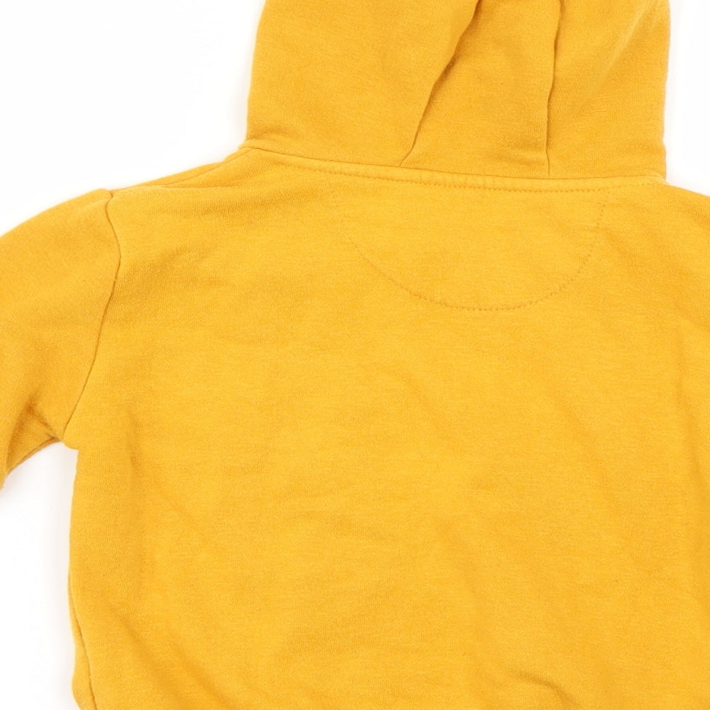 Primark Boys Yellow   Pullover Hoodie Size 3-4 Years