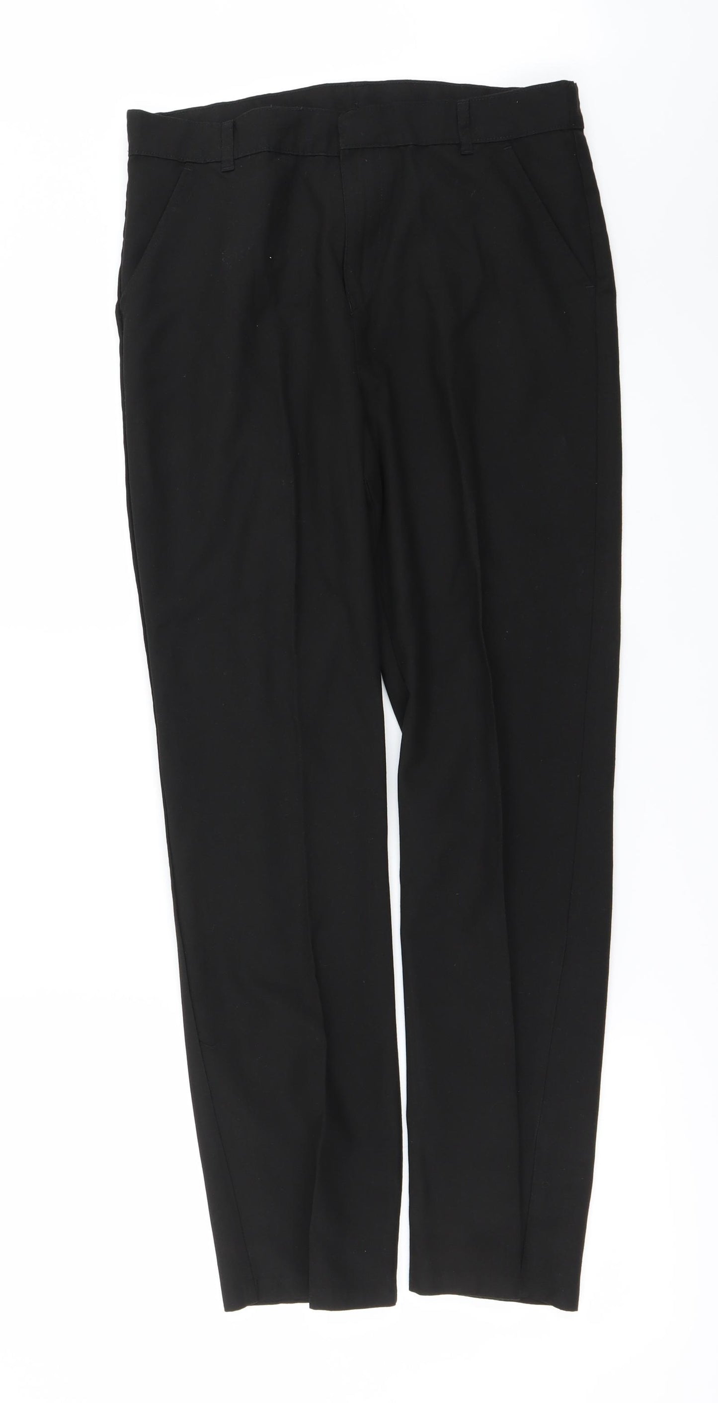 F&F Boys Black    Trousers Size 14-15 Years