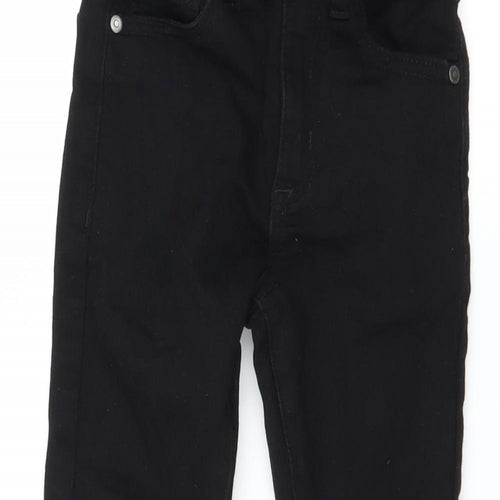 George Boys Black    Trousers Size 6-7 Years