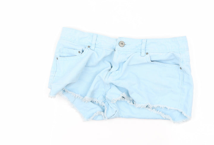 denim co Womens Blue Cut-Off Shorts Size 8