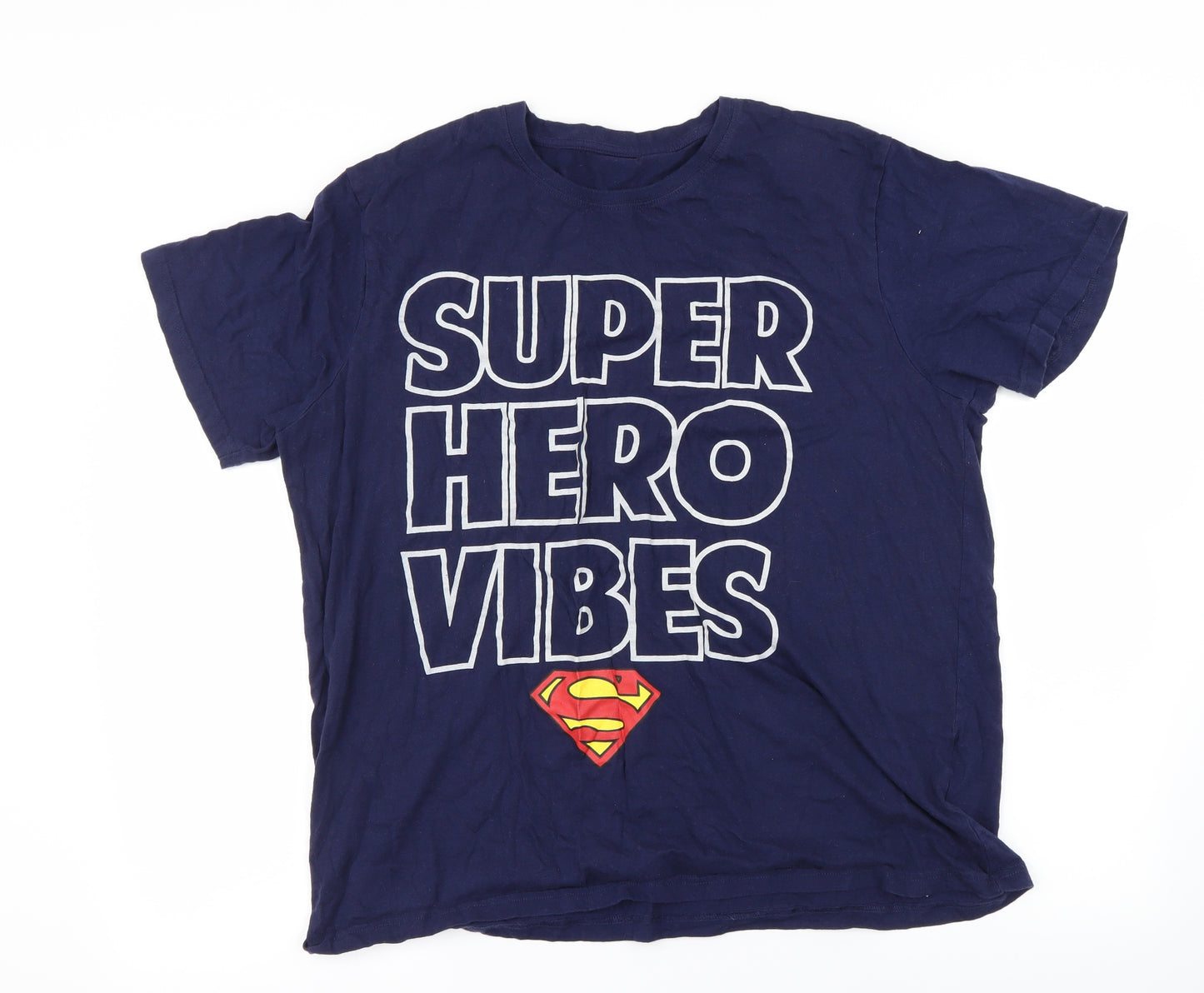 Preworn Mens Blue    T-Shirt Size XL