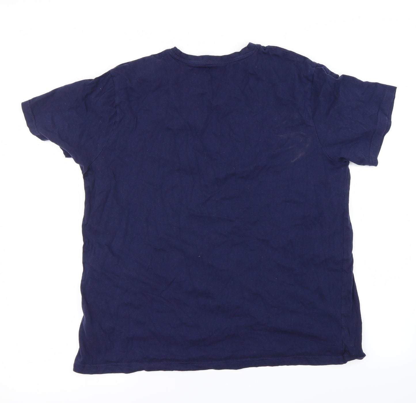 Preworn Mens Blue    T-Shirt Size XL