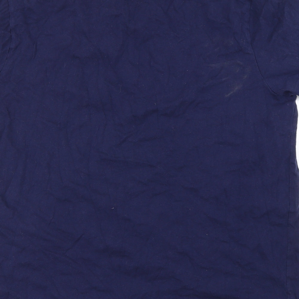 Preworn Mens Blue    T-Shirt Size XL