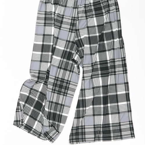 ASOS Womens Grey Check  Trousers  Size 16 L23 in