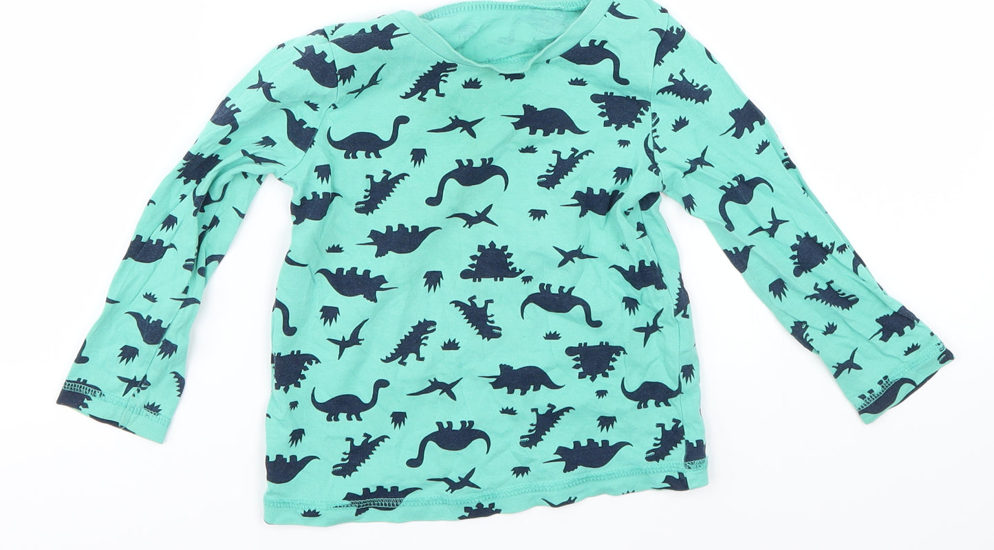George Boys Green   Basic T-Shirt Size 2-3 Years