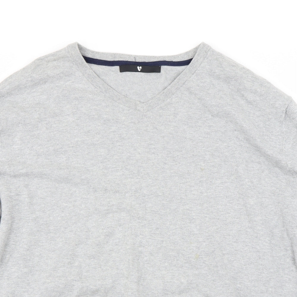 Be very  Mens Grey   Pullover Jumper Size XL