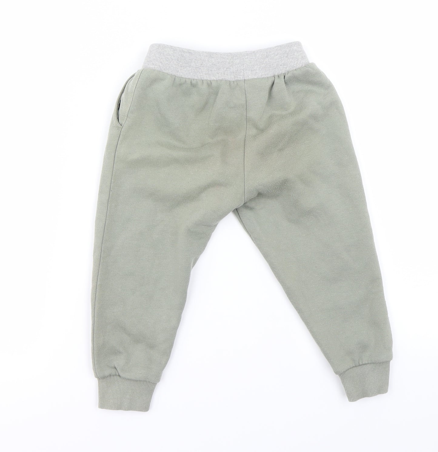 Be very  Boys Green   Sweatpants Trousers Size 2-3 Years