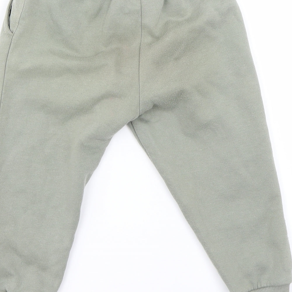 Be very  Boys Green   Sweatpants Trousers Size 2-3 Years