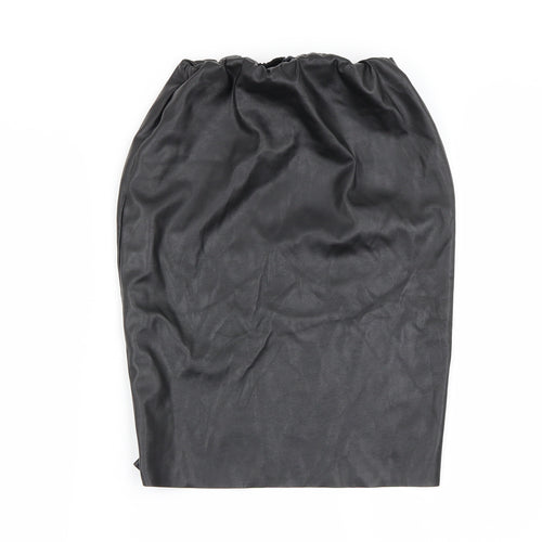 Boohoo Womens Black   A-Line Skirt Size 8