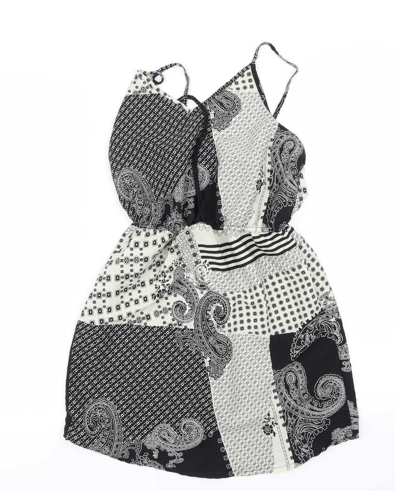 Atmosphere Womens Black Floral  Fit & Flare  Size 8