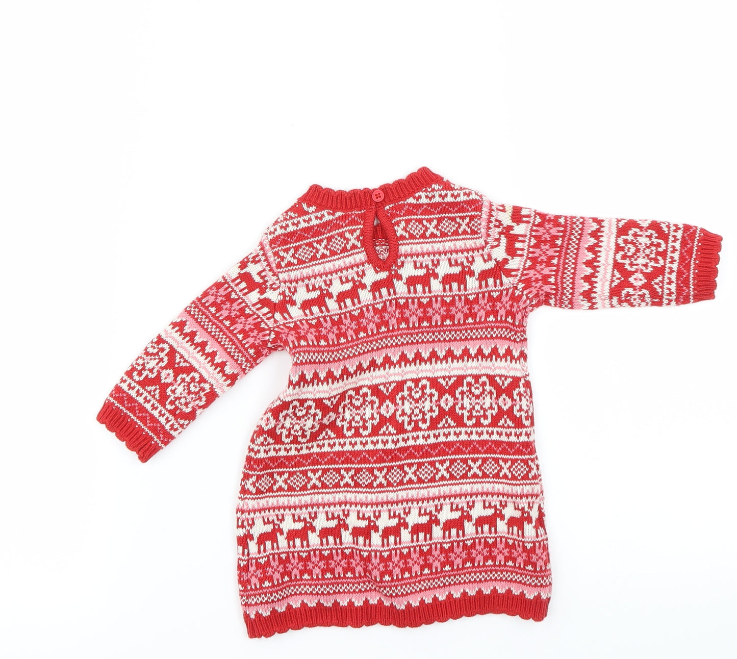 NEXT Boys Red   Pullover Jumper Size 0-3 Months