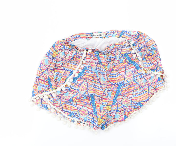 trend up Womens Multicoloured Cut-Off Shorts Size S