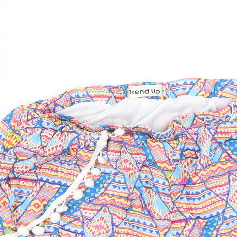 trend up Womens Multicoloured   Cut-Off Shorts Size S