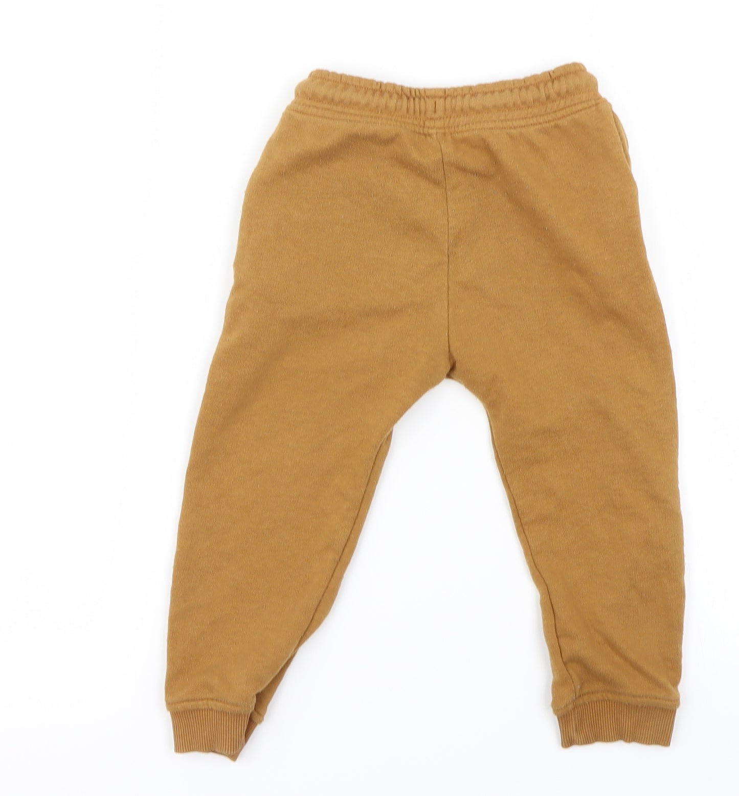 Preworn Boys Brown   Jogger Trousers Size 2-3 Years