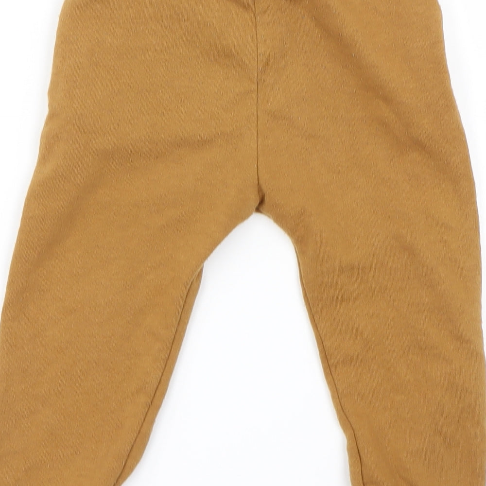 Preworn Boys Brown   Jogger Trousers Size 2-3 Years