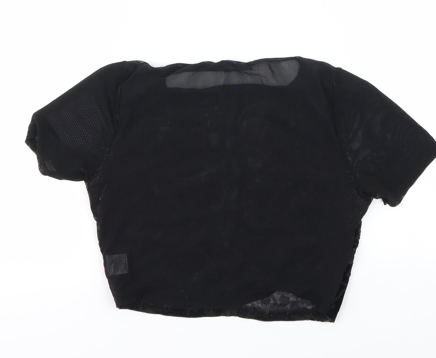 Misguided Womens Black   Basic T-Shirt Size 6