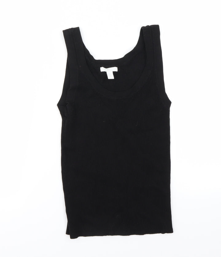 H&M Womens Black   Basic T-Shirt Size S
