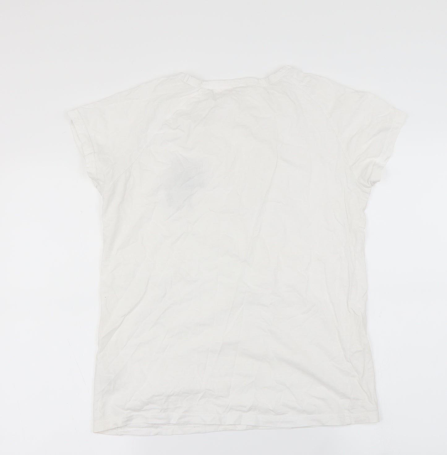Preworn Womens White   Basic T-Shirt Size S