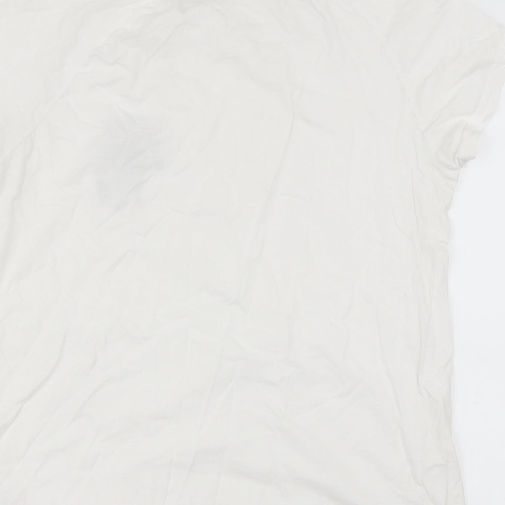 Preworn Womens White   Basic T-Shirt Size S