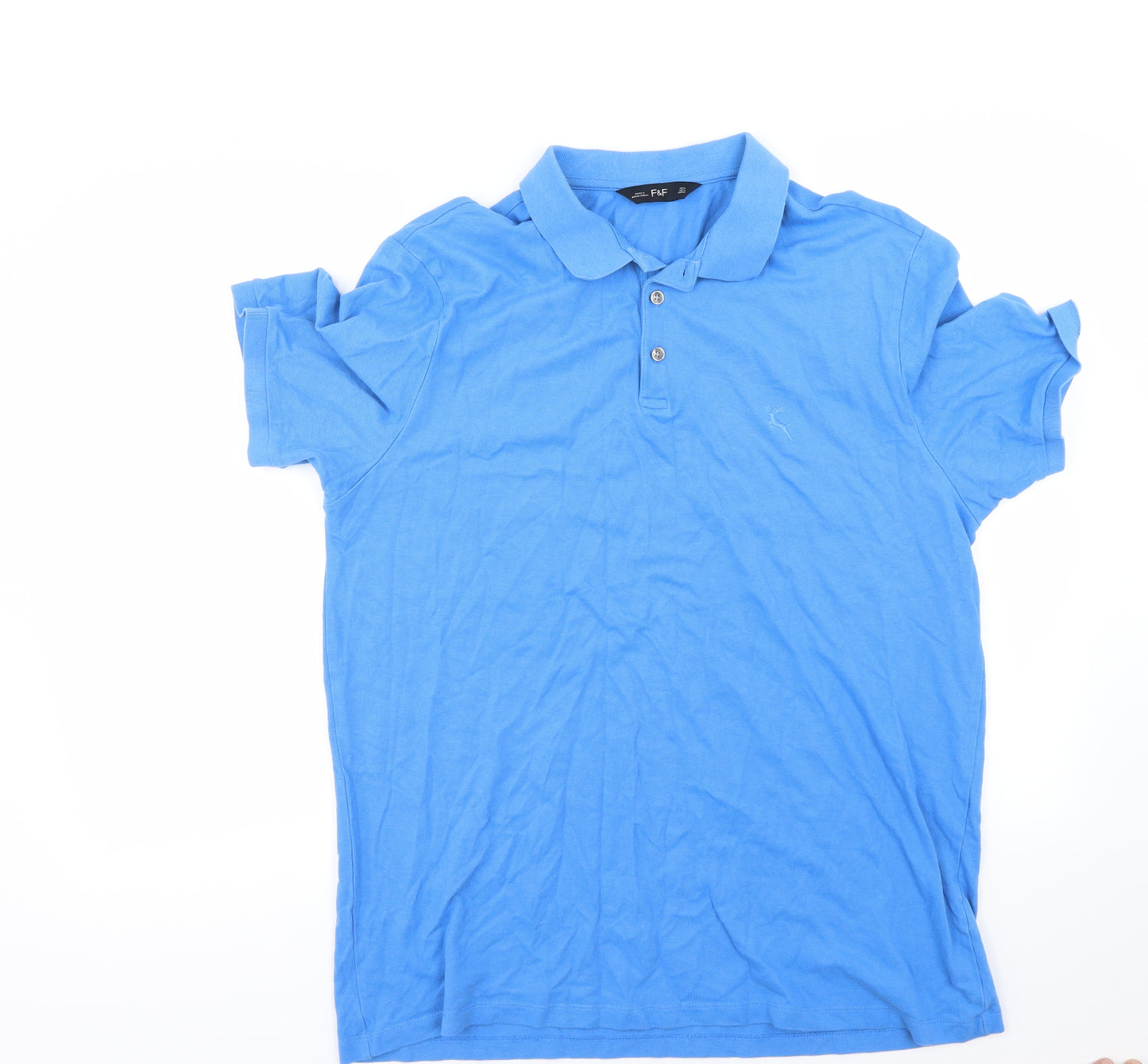 F&F Mens Blue    Polo Size XL
