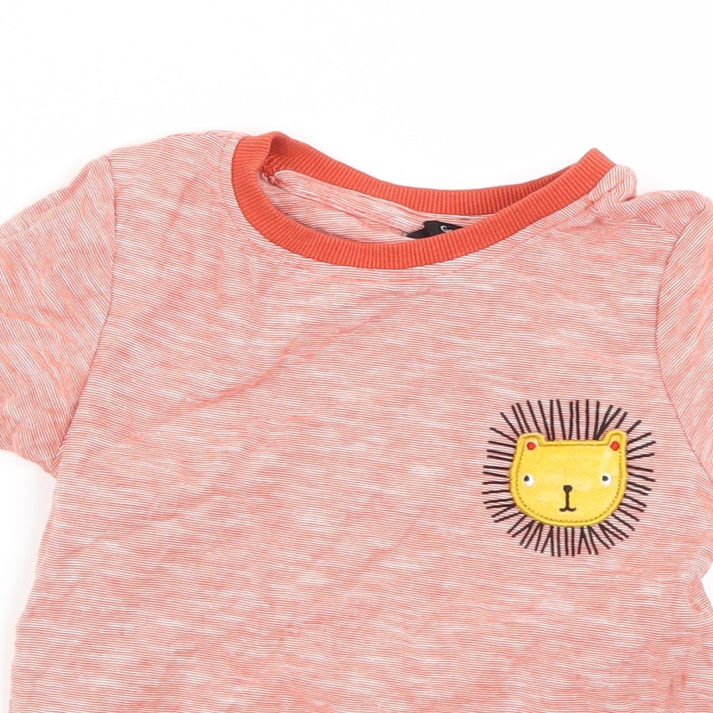 George Girls Pink   Basic T-Shirt Size 2-3 Years