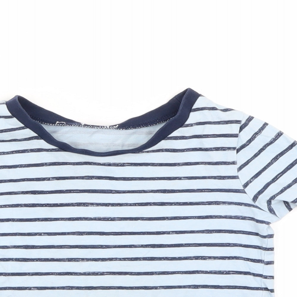 George Girls Blue   Basic T-Shirt Size 2-3 Years