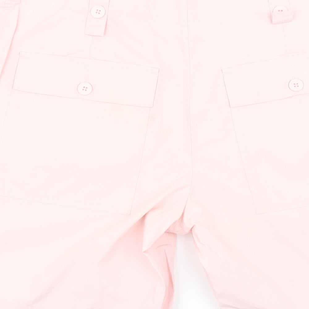 Marks and Spencer Womens Pink   Chino Shorts Size 16