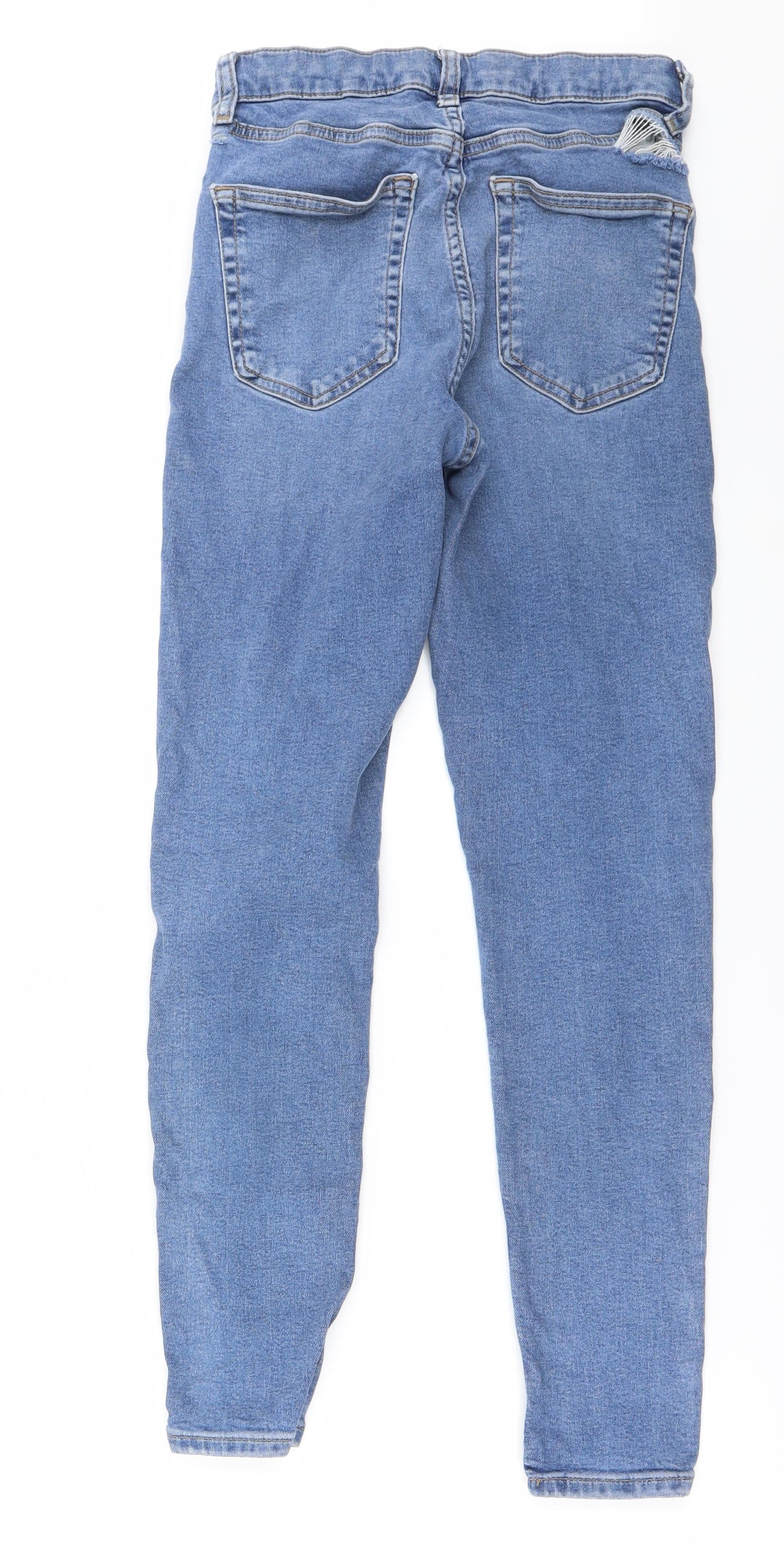 Preworn Womens Blue   Straight Jeans Size 23 in L24 in