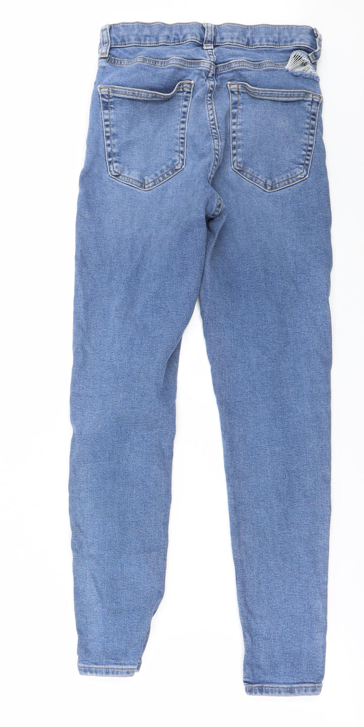 Preworn Womens Blue   Straight Jeans Size 23 in L24 in