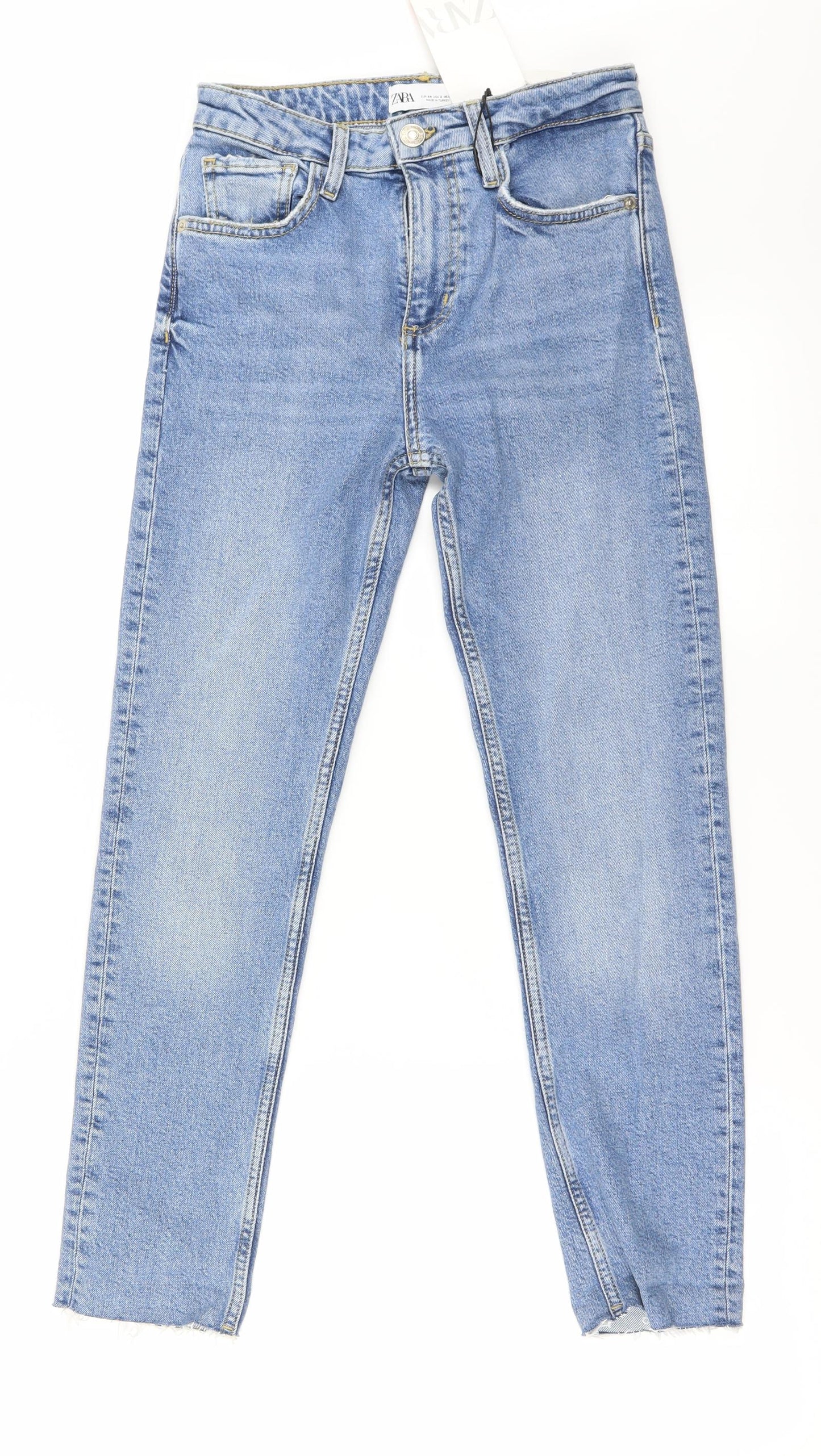 Zara Womens Blue   Straight Jeans Size 6 L26 in