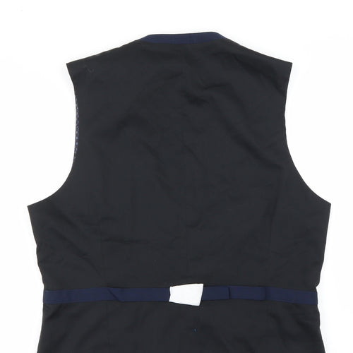 Preworn Mens Blue   Jacket Suit Waistcoat Size 42