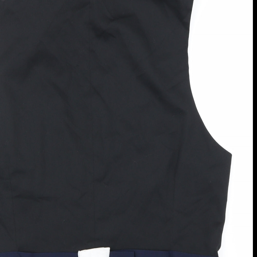 Preworn Mens Blue   Jacket Suit Waistcoat Size 42