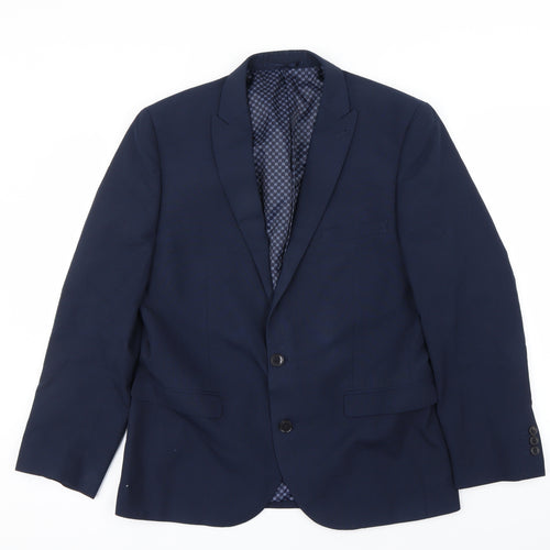 Preworn Mens Blue   Jacket Blazer Size 42