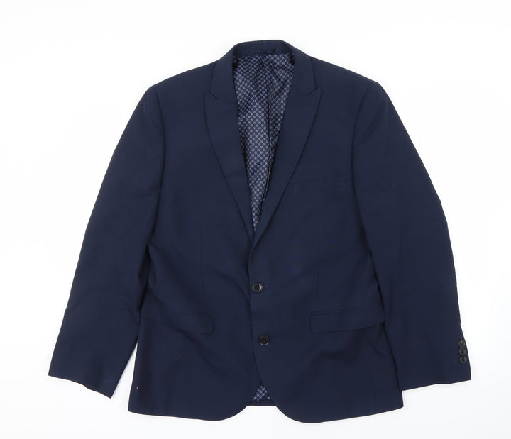 Preworn Mens Blue   Jacket Blazer Size 42