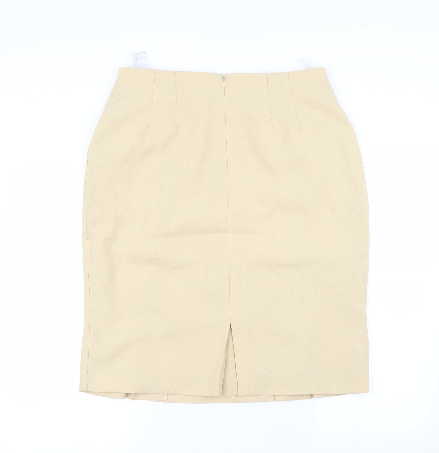 Preworn Womens Yellow   A-Line Skirt Size 32 in