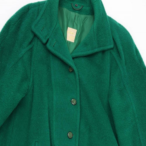 Wolfgang Kaiser Womens Green   Overcoat Coat Size 10
