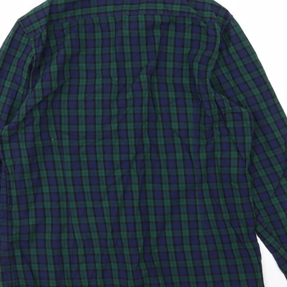 ASOS Mens Blue Striped   Button-Up Size M
