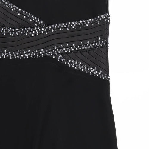 NEXT Womens Black  Chiffon A-Line  Size 16