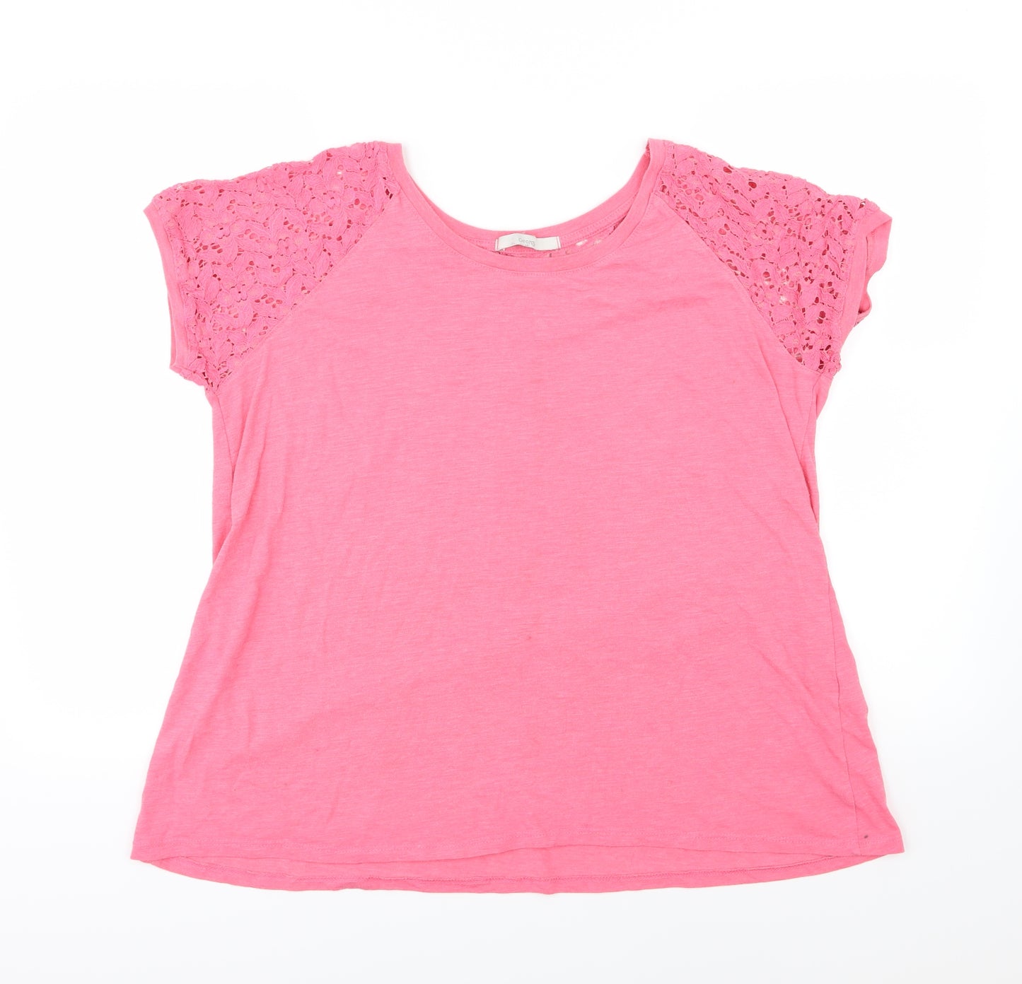George Womens Pink  Jersey Basic T-Shirt Size 20
