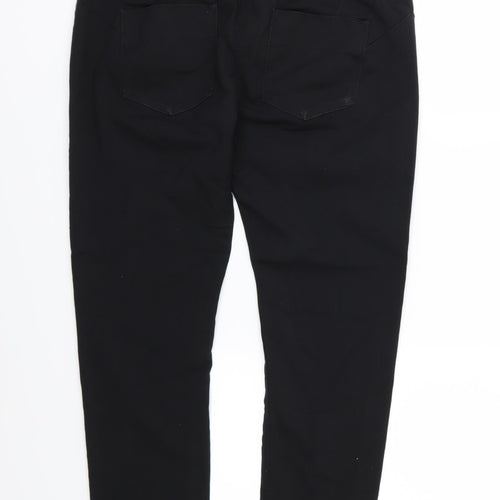 NEXT Womens Black  Denim Skinny Jeans Size 16 L27 in