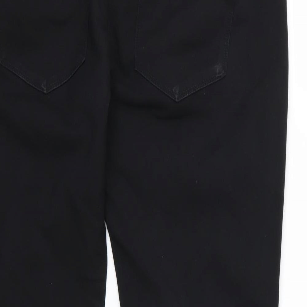 NEXT Womens Black  Denim Skinny Jeans Size 16 L27 in