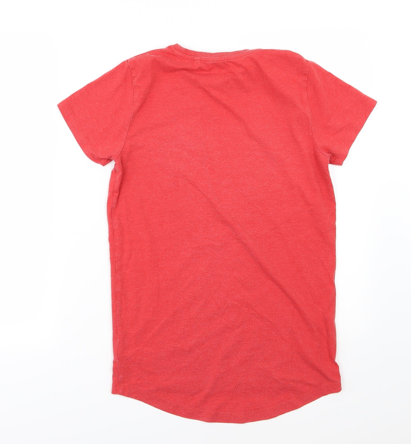 NEXT Boys Red  Jersey Basic T-Shirt Size 12 Years  - Skull
