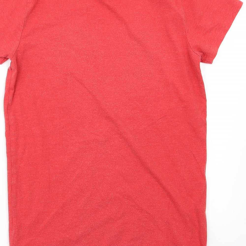 NEXT Boys Red  Jersey Basic T-Shirt Size 12 Years  - Skull